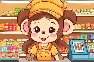 image bg Cute Monkey Mart